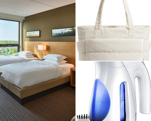 Travel: Accessories for traveling and Hotel Recommendations suitable for Families cover photo collage