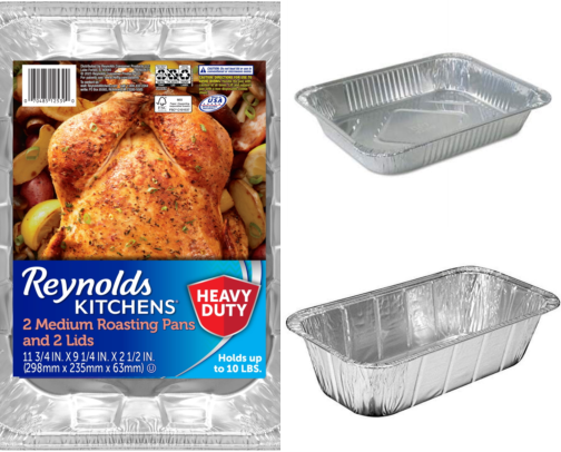 Disposable Aluminum Pans I Buy So Every Guest Takes Leftovers Home cover photo collage