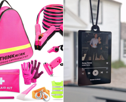 Car essentials cover photo collage