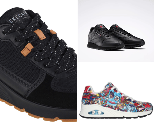 Sneakers, boots...just comfortable cover photo collage