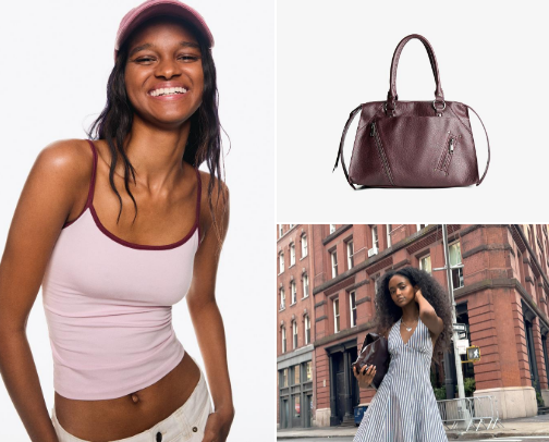 Bershka recommendations for woman cover photo collage
