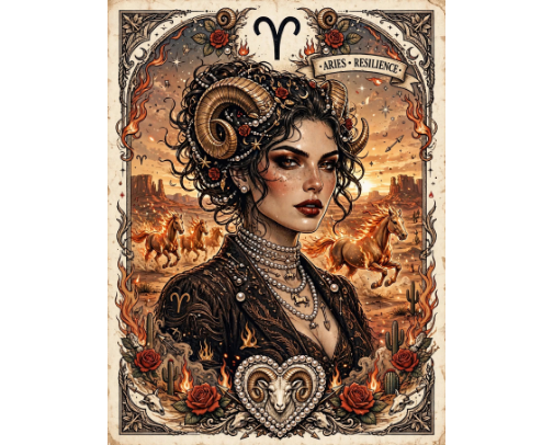 ♈ ARIES | THE FIRESTARTER cover photo collage