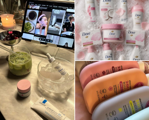 Body care cover photo collage
