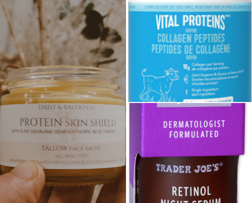 Skincare for the 30s and 40s cover photo collage