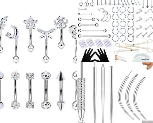 My Piercing Stuff 🪡 cover photo collage