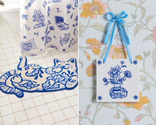 My Blue & White Laundry Oasis 🧺 cover photo collage