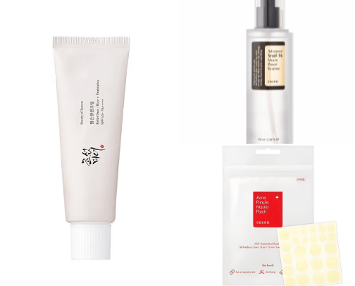 Skincare cover photo collage