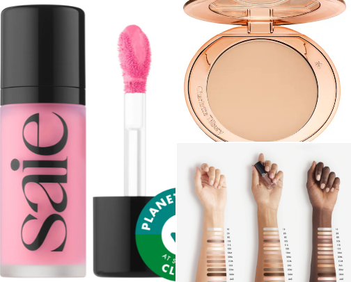 makeup (and extras) cover photo collage