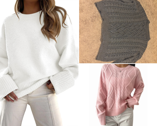 Top 10 Women's Sweaters cover photo collage