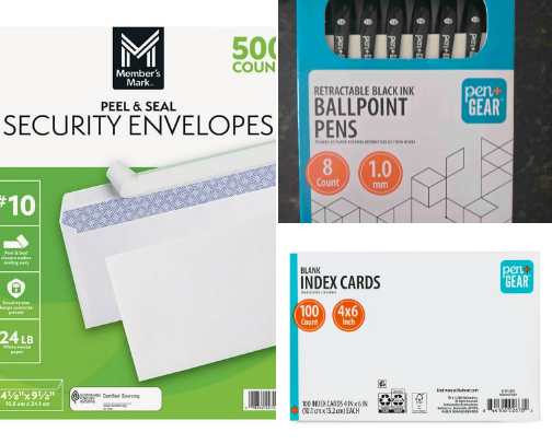 Writing Supplies cover photo collage