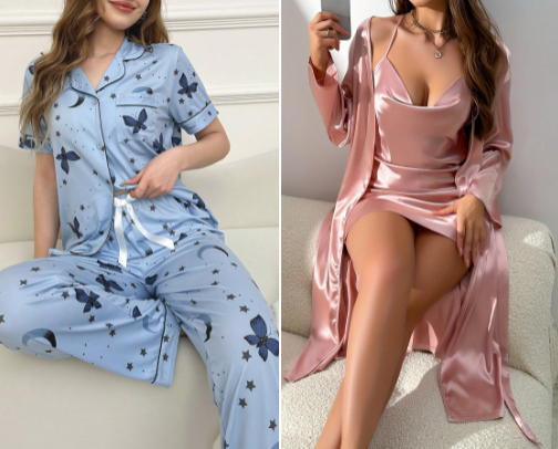 Sleepwears I have & ones I still need to get!🛍️☺️ cover photo collage
