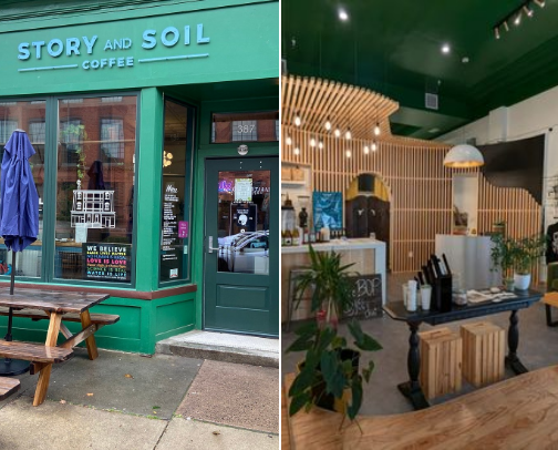 Connecticut Cafes cover photo collage
