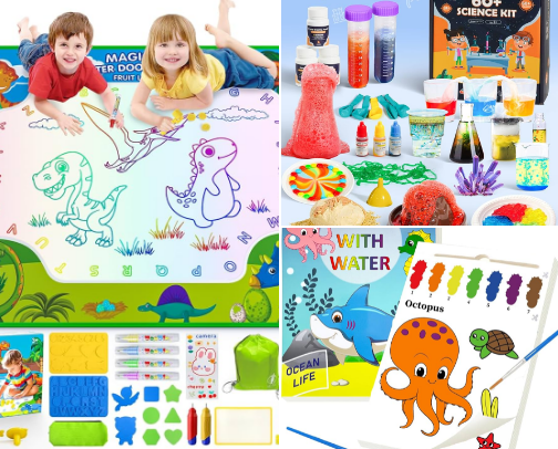Kids Activities on a Budget | Simple, Affordable Play Ideas cover photo collage