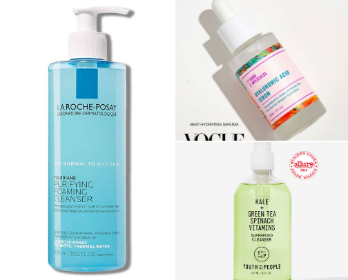 skincare that's affordable and WORKS cover photo collage