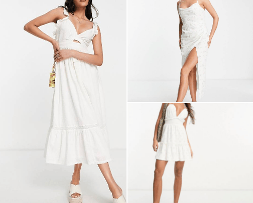 Pretty summer dresses cover photo collage
