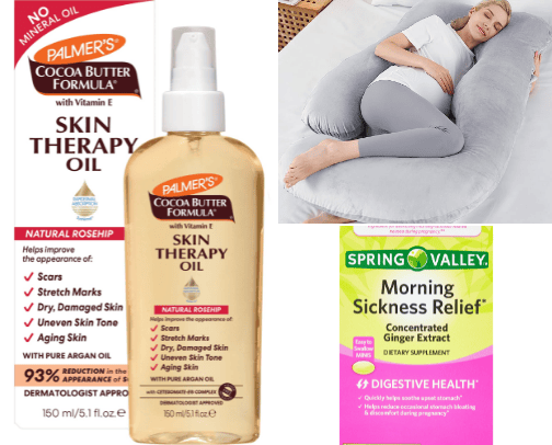 Preggo necessities 🤰🏼 cover photo collage