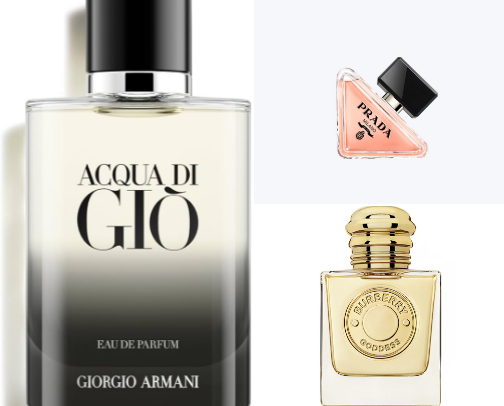 Favorite perfumes cover photo collage