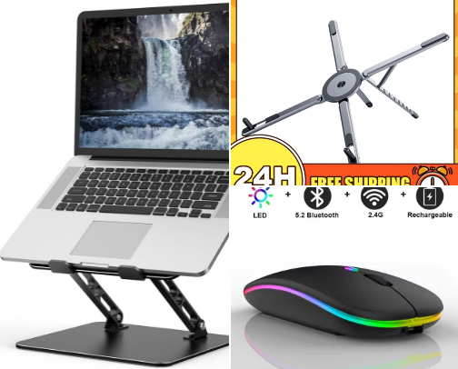 Work From Home Essentials for a Productive Home Office cover photo collage