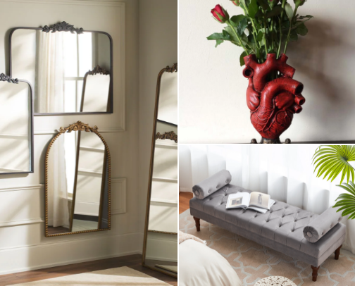 home decor🏠🪞🪴🛋️🎐🖼️ cover photo collage