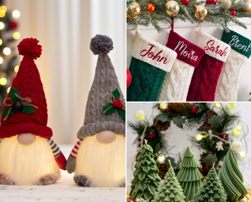 Winter decorations for the house❄️ cover photo collage