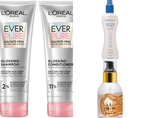 Favorite affordable hair care✨ cover photo collage