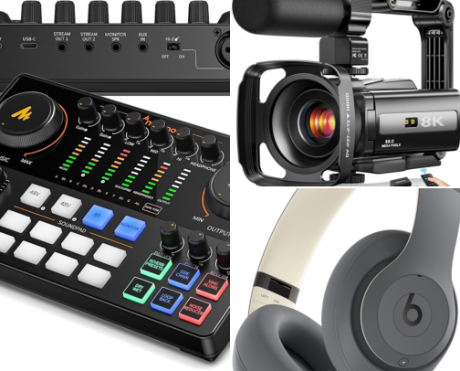 Tech Stuff and Gadgets cover photo collage
