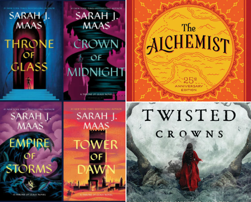 My favorite fantasy books cover photo collage