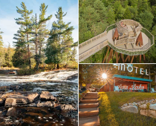 Exploring the beauty of the Adirondacks in the summer cover photo collage