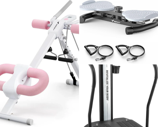 My favorite home exercise equipment cover photo collage