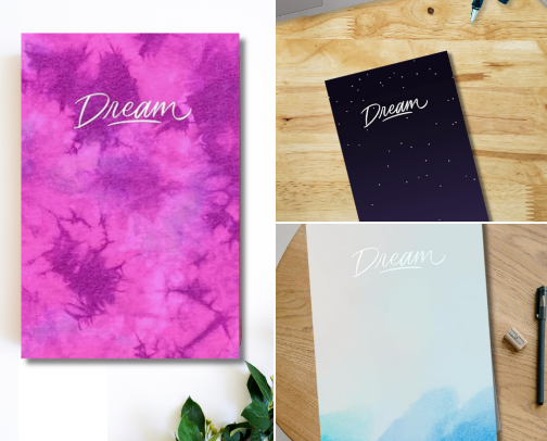 Journals for the Dreamers cover photo collage