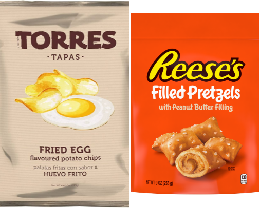Favorite snacks cover photo collage