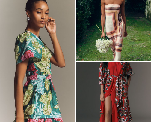 The Anthropologie Guide to Spring & Summer cover photo collage