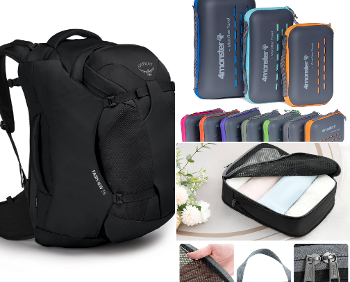 Backpacking must haves🎒✈️ cover photo collage