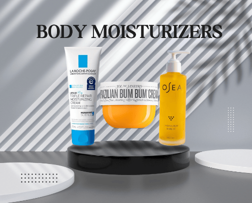 BODY MOISTURIZERS cover photo collage