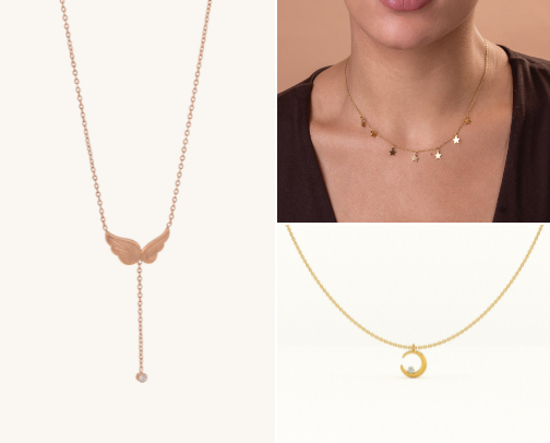 My necklace  & rings collections cover photo collage