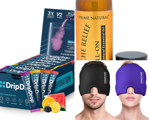 My Migraine Survival Favorites cover photo collage