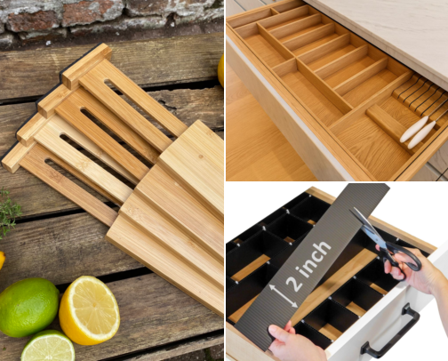 Drawer Dividers That Finally Tamed My Disaster of a Junk Drawer cover photo collage