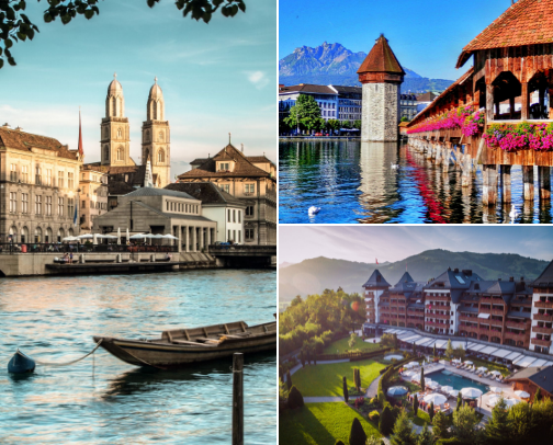 A Perfect Swiss Itinerary for First-Time Visitors cover photo collage