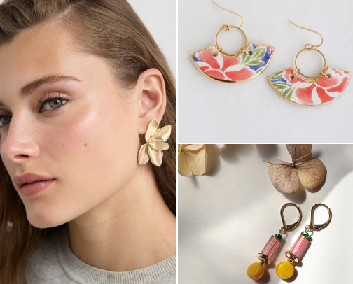 Statement Earrings cover photo collage