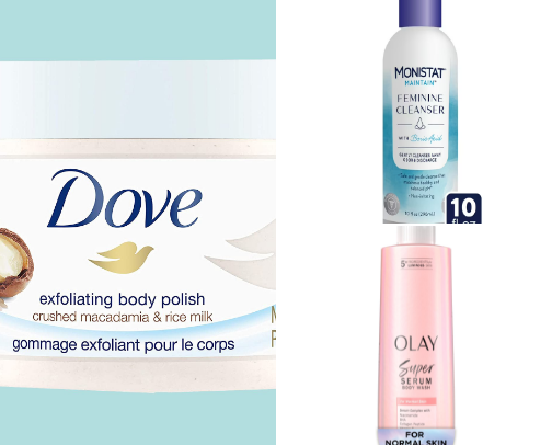 Bathroom/skin care products cover photo collage