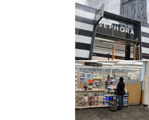 Stores cover photo collage