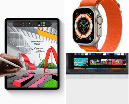 Electronics cover photo collage