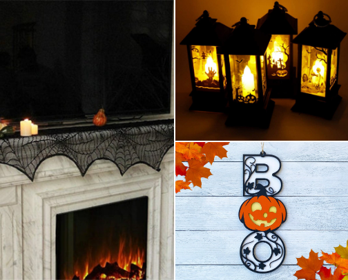 My favorite Halloween decor! cover photo collage
