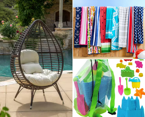 Hello Summer! 🌞 Fun Finds 🏖👒🍉🍓 cover photo collage