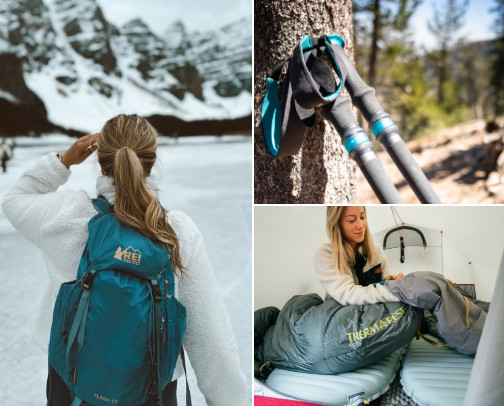 Conquer Every Trail: 15 HIKING ESSENTIALS You Can’t Leave Behind! 🥾⛰️ cover photo collage