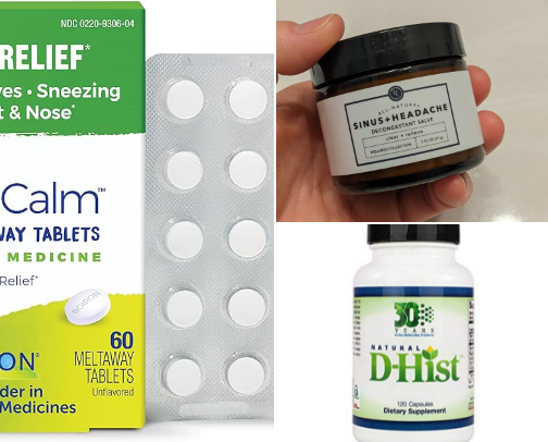 Spring low-tox medicine for seasonal allergies cover photo collage