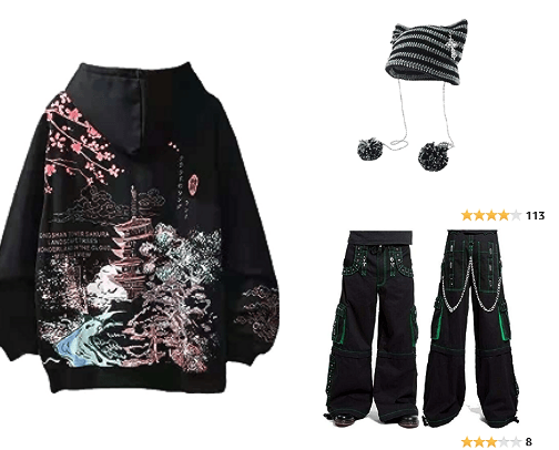Cool clothes cover photo collage