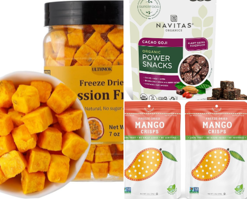 Healthy snackos cover photo collage