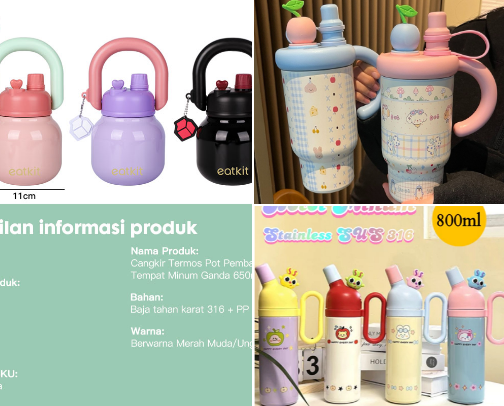 My Favorite Cute Tumblers You Need to See! cover photo collage