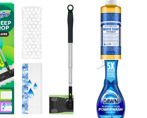 My fav cleaning supplies 🤭 cover photo collage